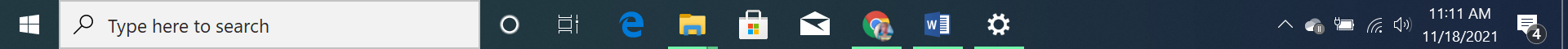 Windows Taskbar